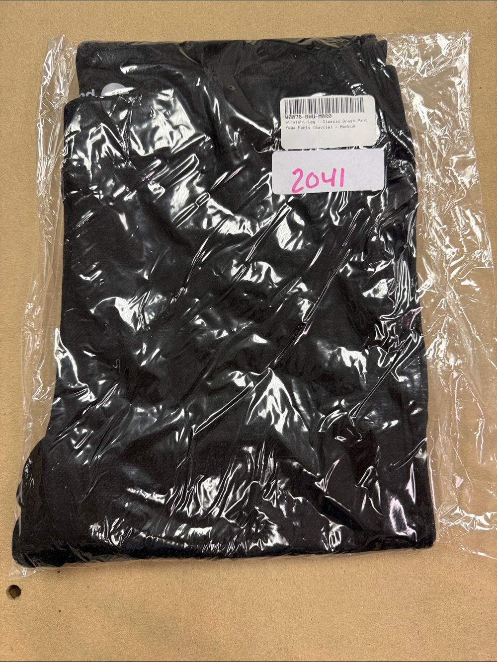 New Betabrand Black Savile Ribbed Classic Dress Pant Yoga Pants Medium